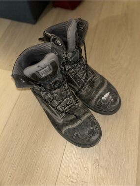 Timberland PRO Gray and Black Work Boots